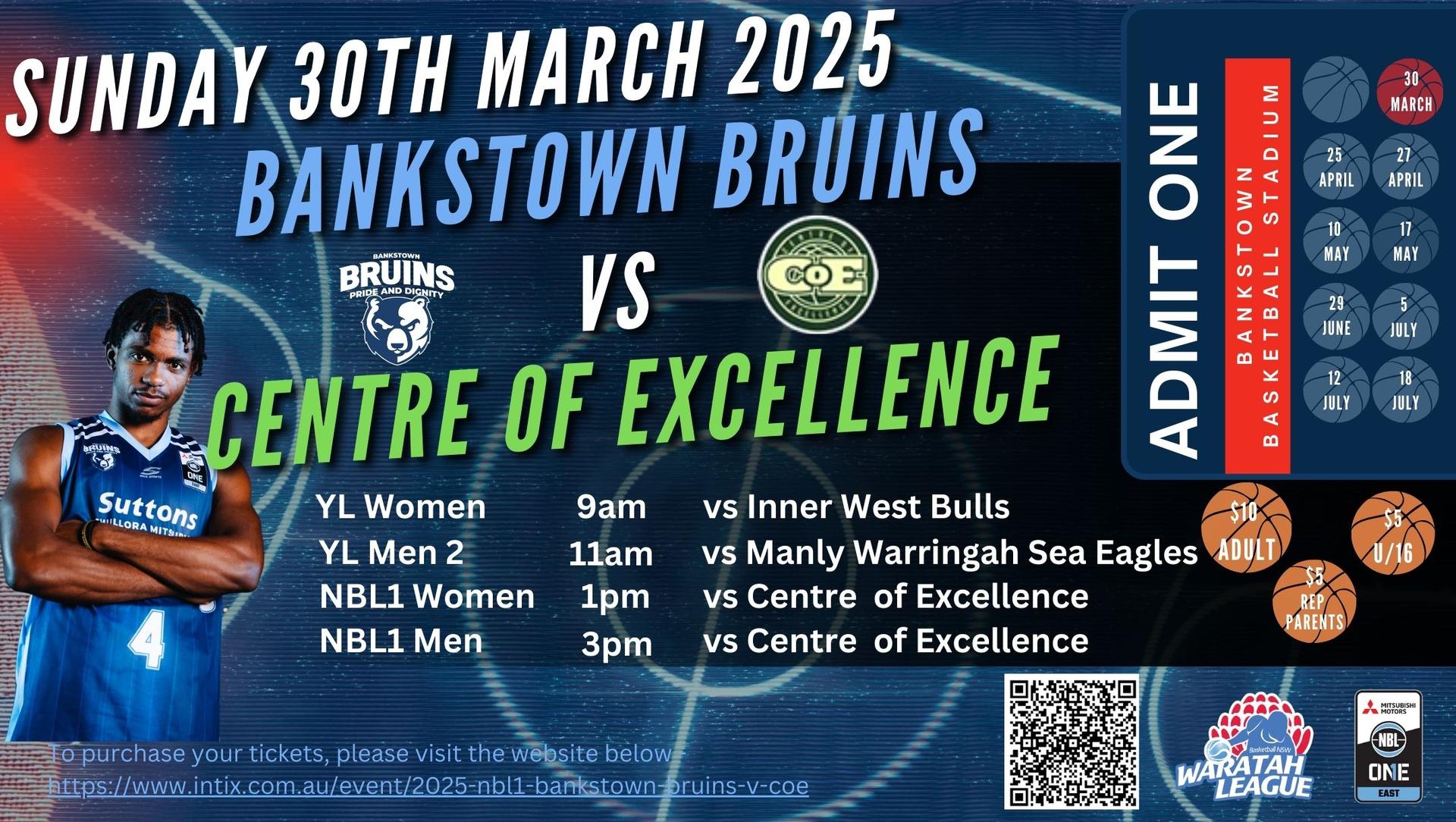 2025 NBL1 Bankstown Bruins v COE