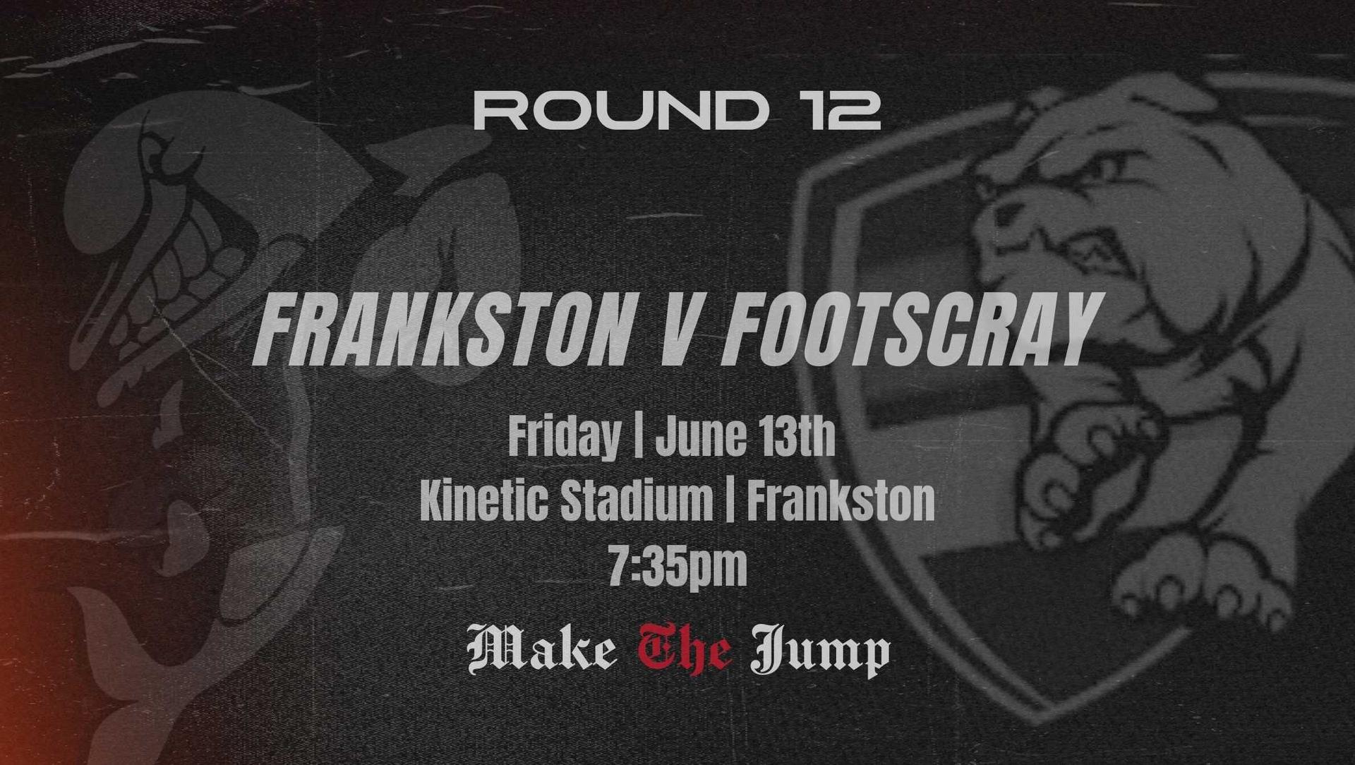 VFL Round 12 2025 Frankston V Footscray
