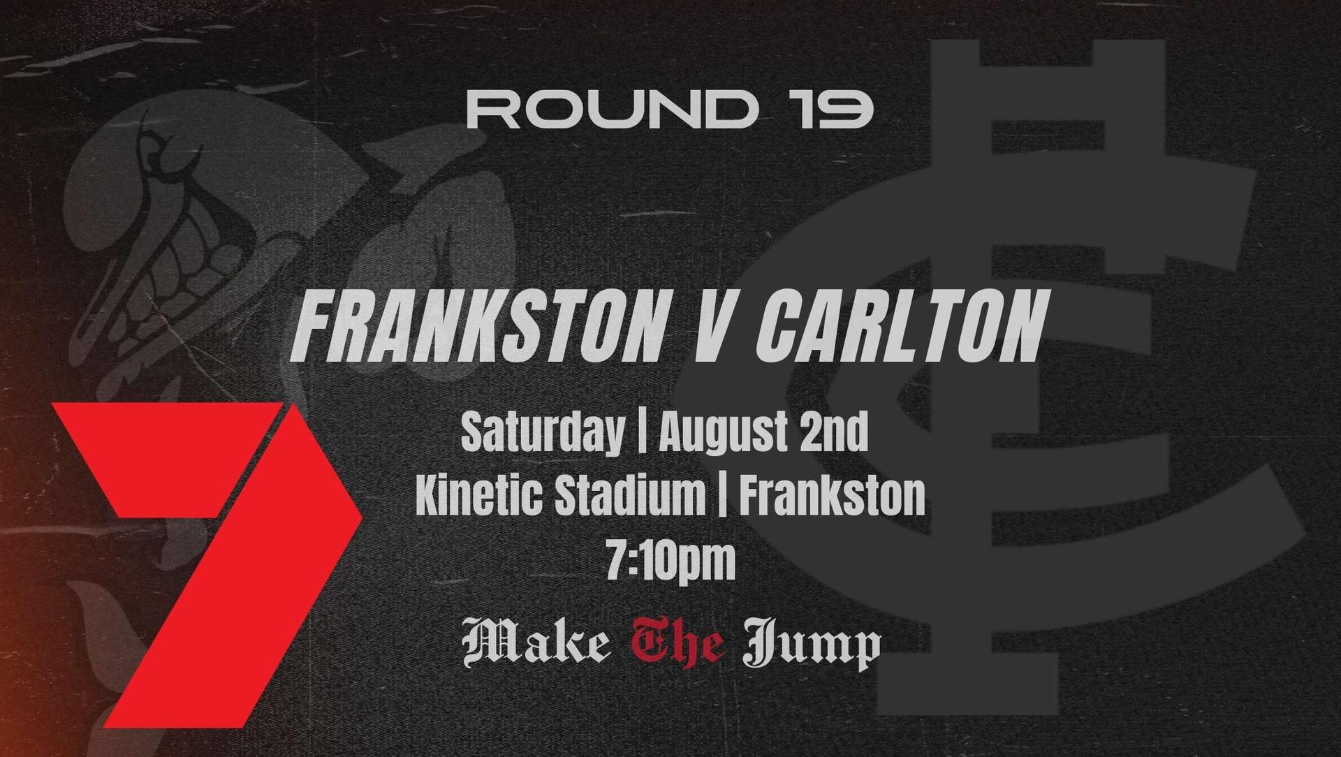 VFL Round 19 2025 Frankston V Carlton