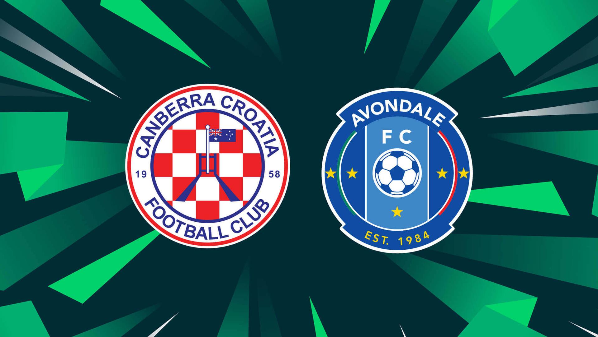 Canberra Croatia FC vs Avondale FC