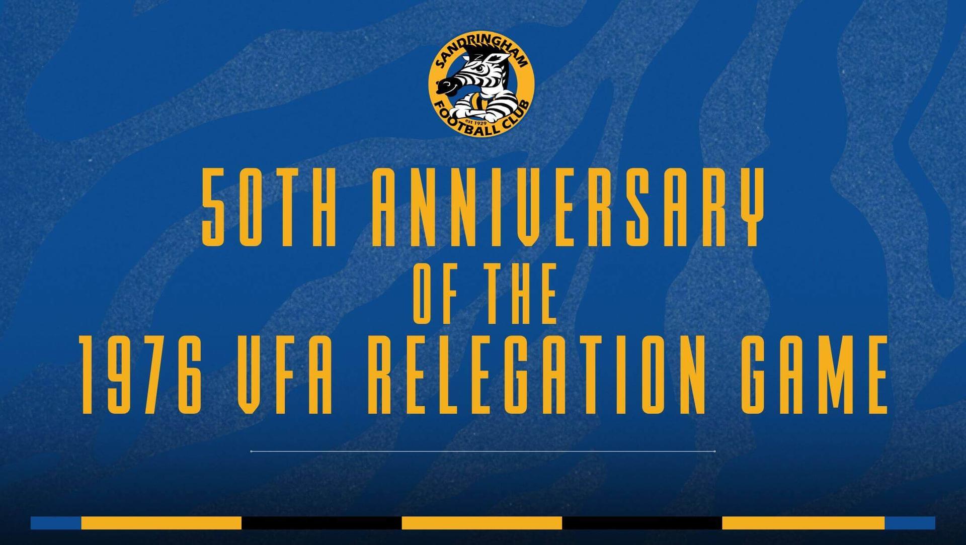 50th Anniversary of the 1976 VFA Relegation Game