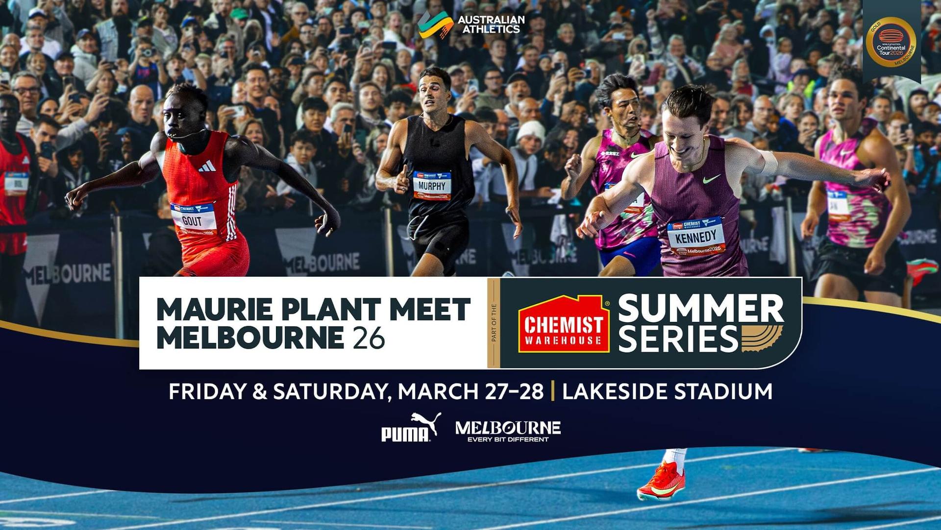 Maurie Plant Meet - Melbourne 2026