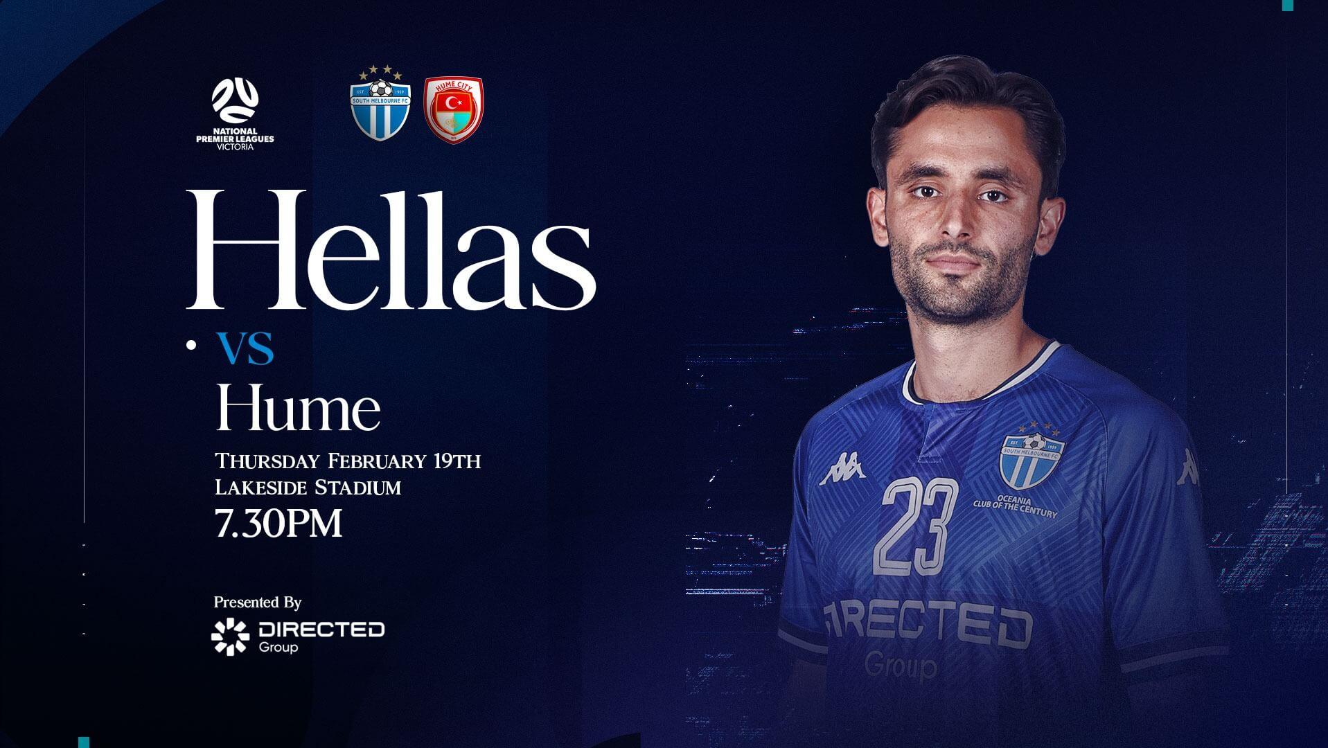 South Melbourne FC V Hume City