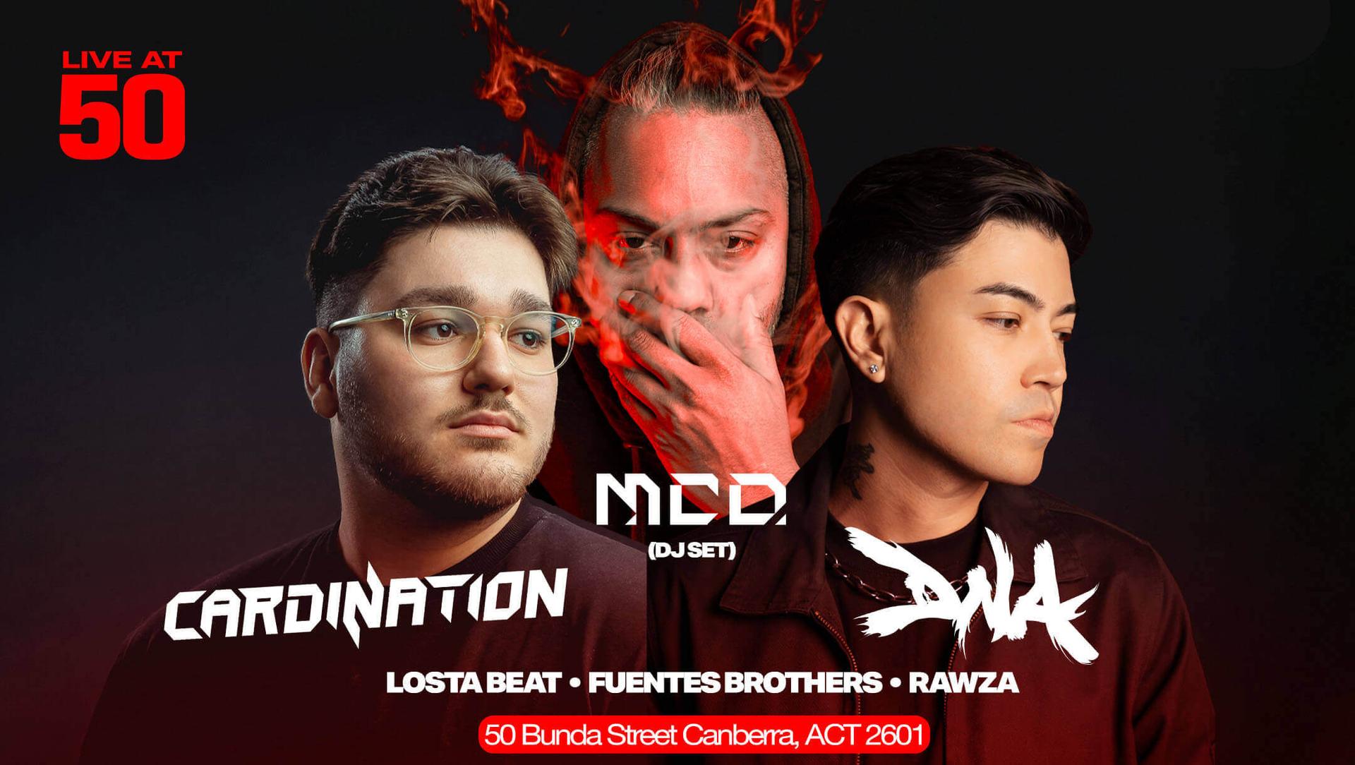 LIVE AT 50 - Cardination & DNA