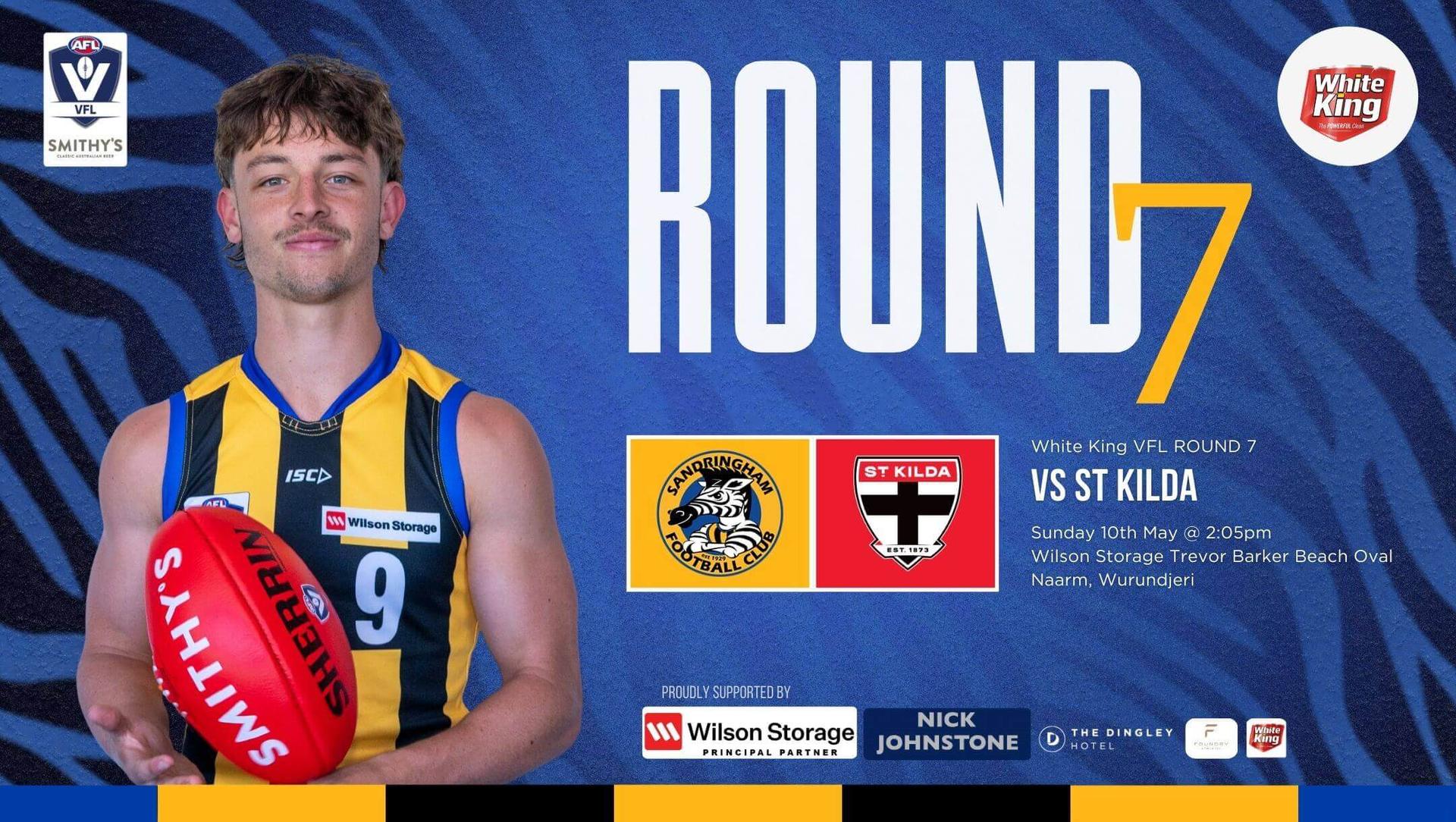 White King VFL Round 7 - Sandringham v St Kilda