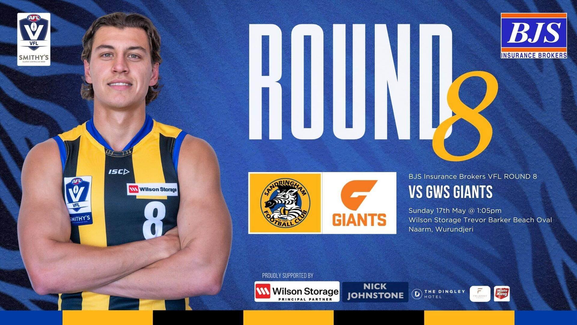 BJS Insurance Brokers VFL Round 8 - Sandringham v GWS GIANTS