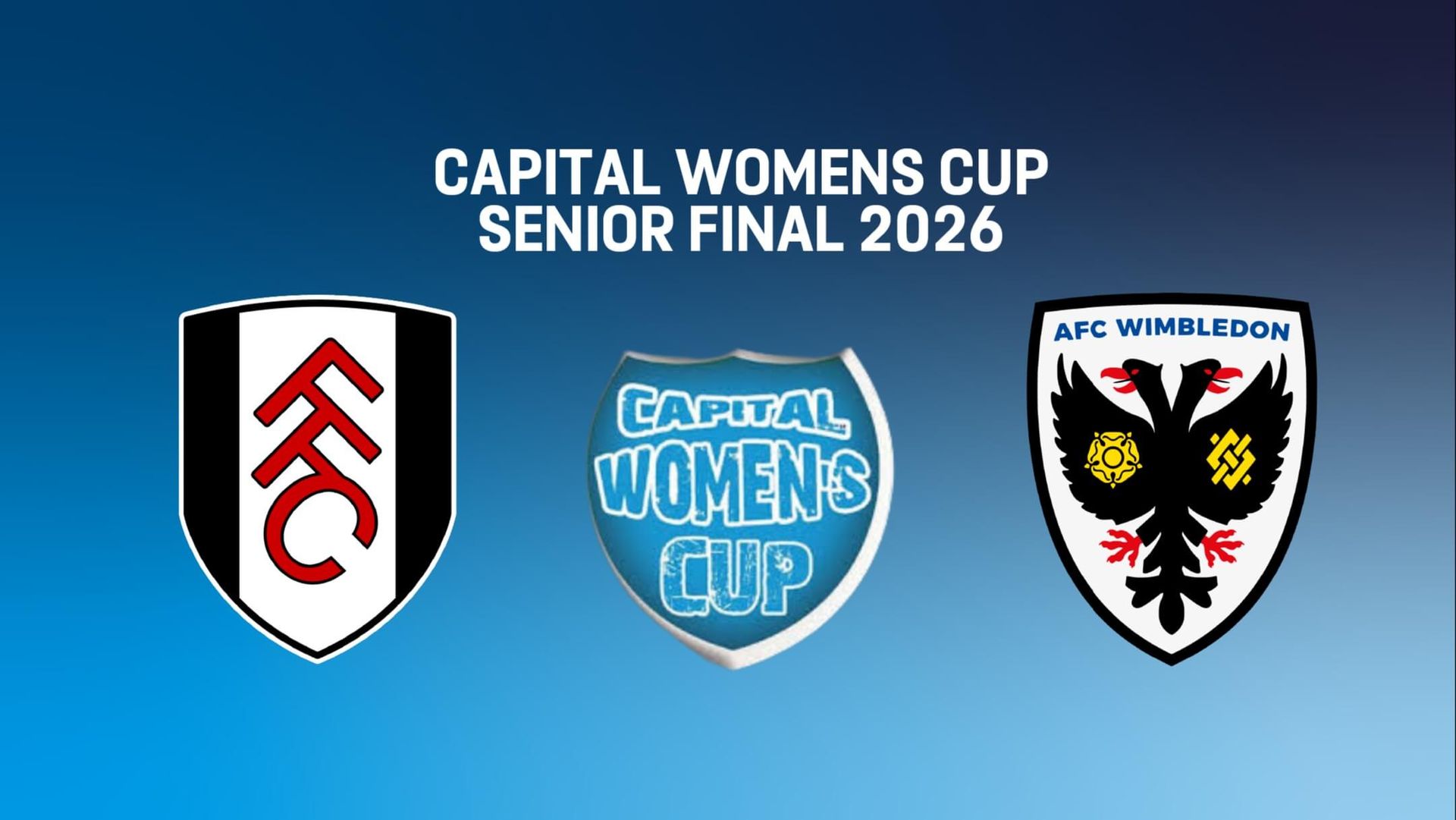 Capital Women’s Cup Final - Senior Section - Fulham FC Women -v- AFC Wimbledon Women  