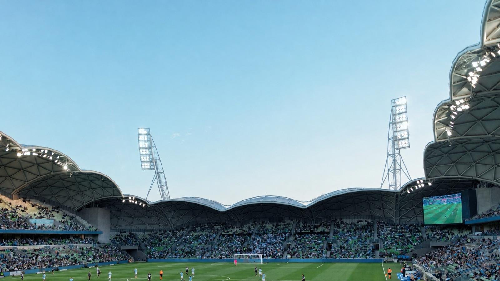 Crowd at a Melbourne City FC home match