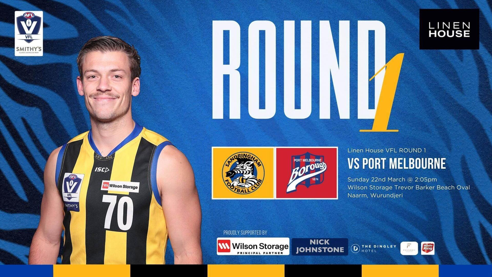 Linen House VFL Round 1 - Sandringham v Port Melbourne Linen House VFL Round 1 - Sandringham v Port Melbourne