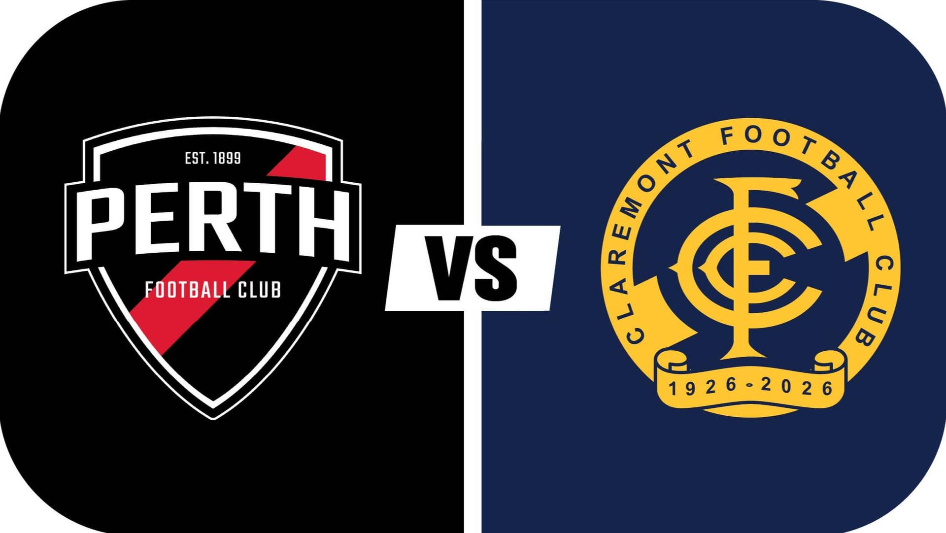 WAFL Perth FC vs Claremont Round 6 WAFL Perth FC vs Claremont Round 6